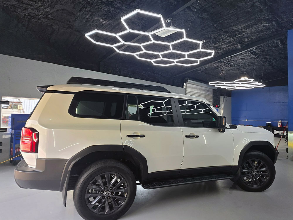 Tinted SUV in the Tint Chattanooga studio