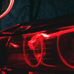 Smoked tinted taillight on a vehicle